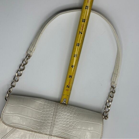 Liz Claiborne Faux Leather Crocodile Evening Bag Purse - Picture 16 of 16